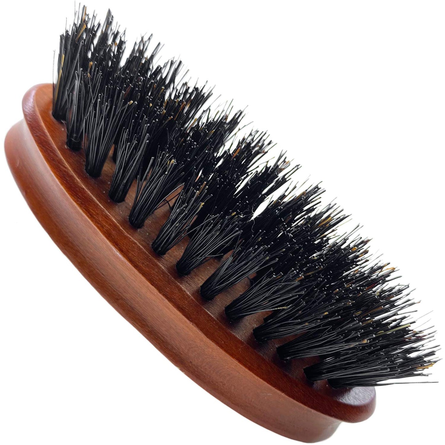 Murai by Giorgio GM4F Firm Boar Bristle Beard Brush - Travel Brush for Men's Skin Care and Grooming - Pocket Oval Beard Brush Beauty and Personal Care GIORGIO