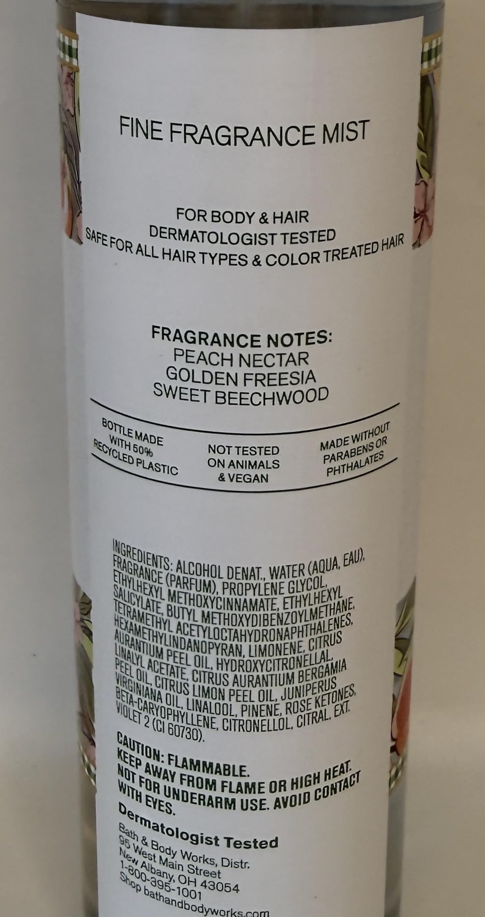 Bath & Body Works Fine Fragrance Mist Peach Blossom & Nectar 2 Pack - Sweet Peach Floral Body Spray Beauty & Personal Care Bath & Body Works