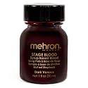 Mehron Makeup Stage Blood | Edible Fake Blood Makeup for Stage, Costume, Cosplay (1oz.) (Dark Venous) | Made in the USA Beauty & Personal Care Mehron