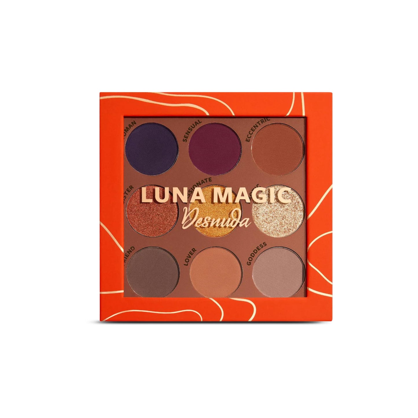 LUNA MAGIC Nude/Desnuda Eye Shadow Palette with 9 Ultra-Blendable Nude, Shimmer & Smoky Shades for All Skin Tones - Long-Lasting Pigment… Beauty & Personal Care LUNA MAGIC
