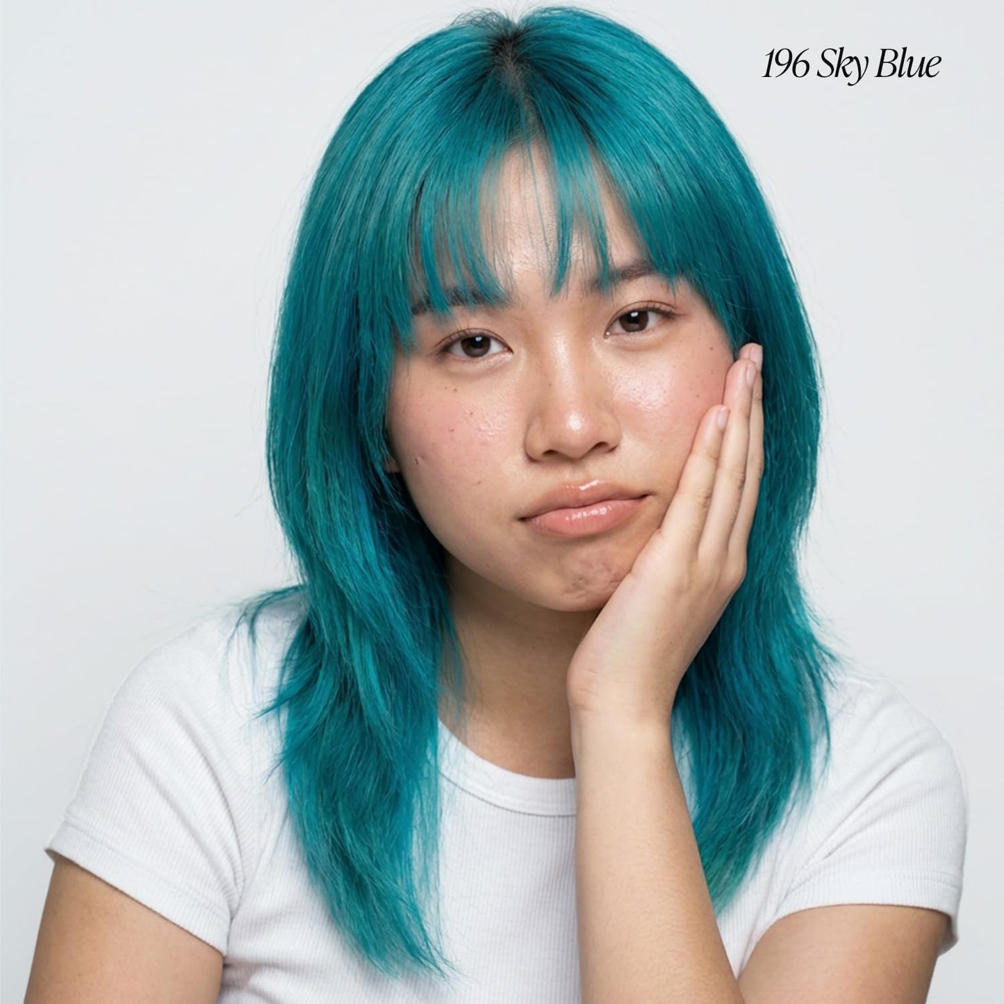 Adore Semi Permanent Hair Color (196 Sky Blue) | Vegan & Cruelty-Free Blue Hair Dye | No Ammonia, No Peroxide, No Alcohol | 4 Fl Oz Beauty & Personal Care Adore