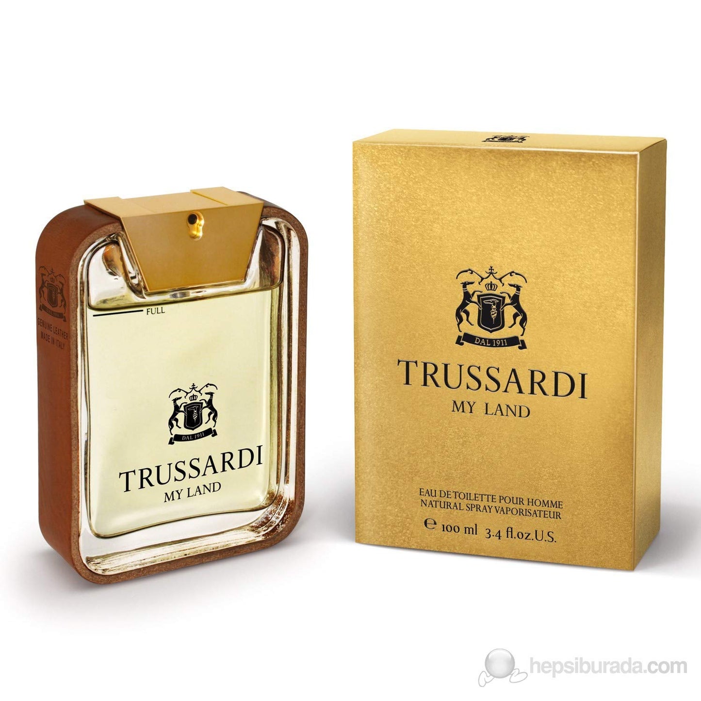 Trussardi | My Land | Eau de Toilette | Spray for Men | Aromatic Fougere Scent | 3.4 oz Beauty & Personal Care Trussardi