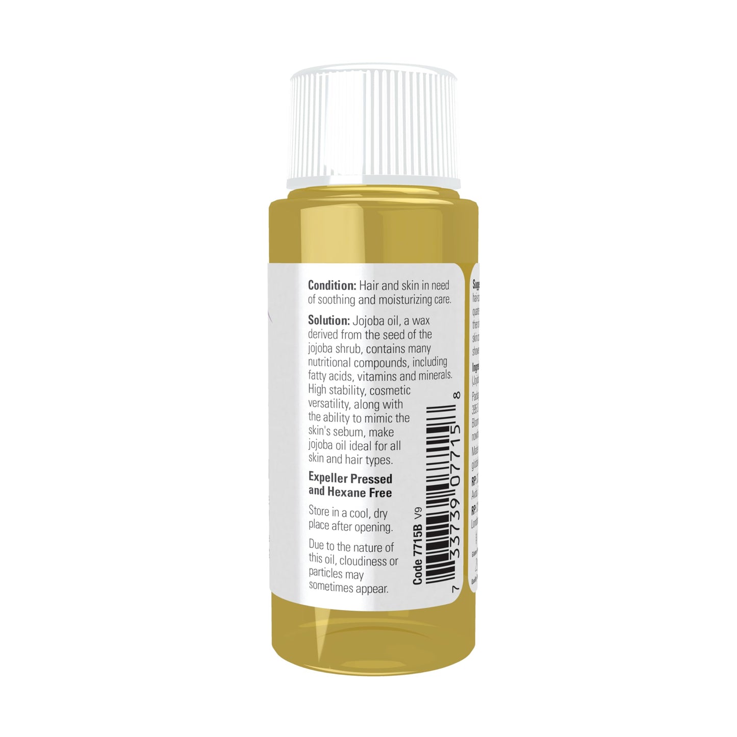 NOW Foods Solutions, Jojoba Oil, 100% Pure Moisturizing, Multi-Purpose Oil for Face, Hair and Body, 1-Ounce Beauty & Personal Care NOW Foods