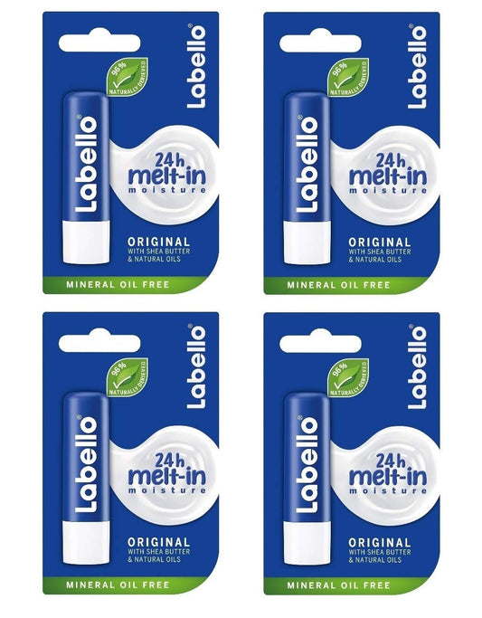 Labello Classic Care Lip Balm 5.5 ml /4.8g , pack of 4 Beauty and Personal Care Labello