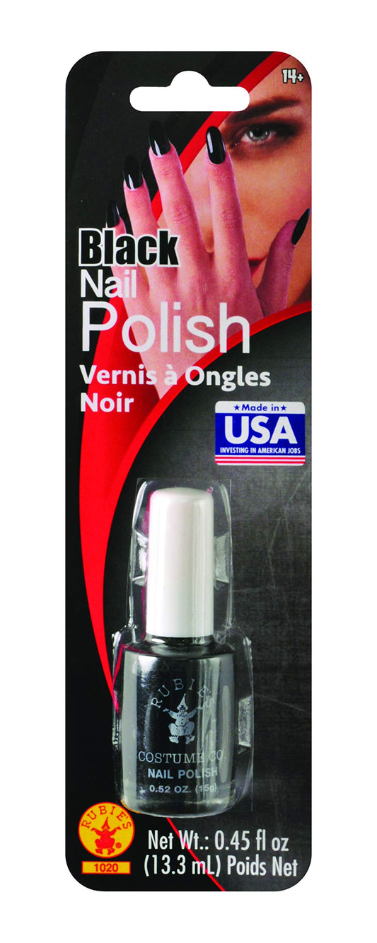 Rubies Novelty Black Nail Polish