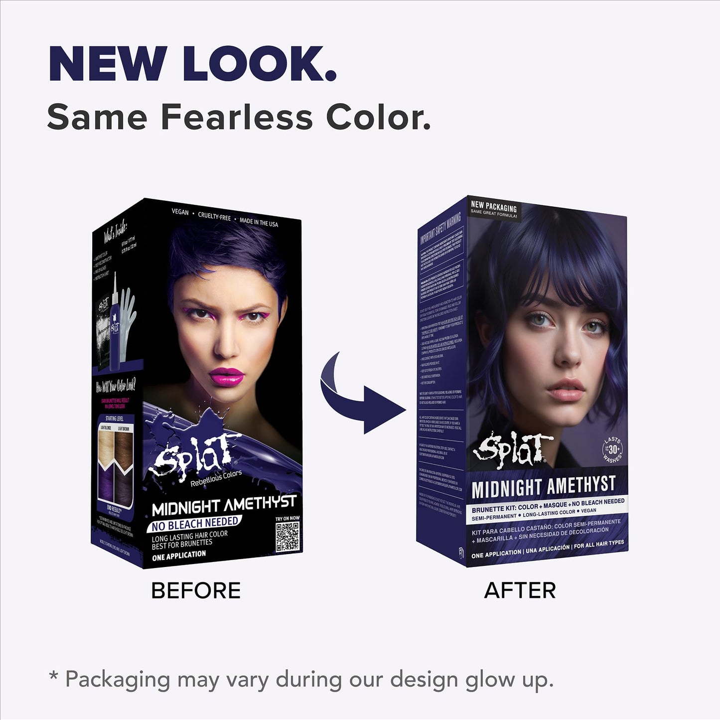 Splat Midnight Hair Color Amethyst 6 Fl oz. Beauty & Personal Care Splat