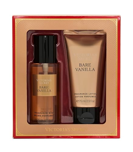 Victoria's Secret Bare Vanilla Mini Fragrance Duo Gift Set, Notes of Soft Cashmere Beauty & Personal Care Victoria's Secret