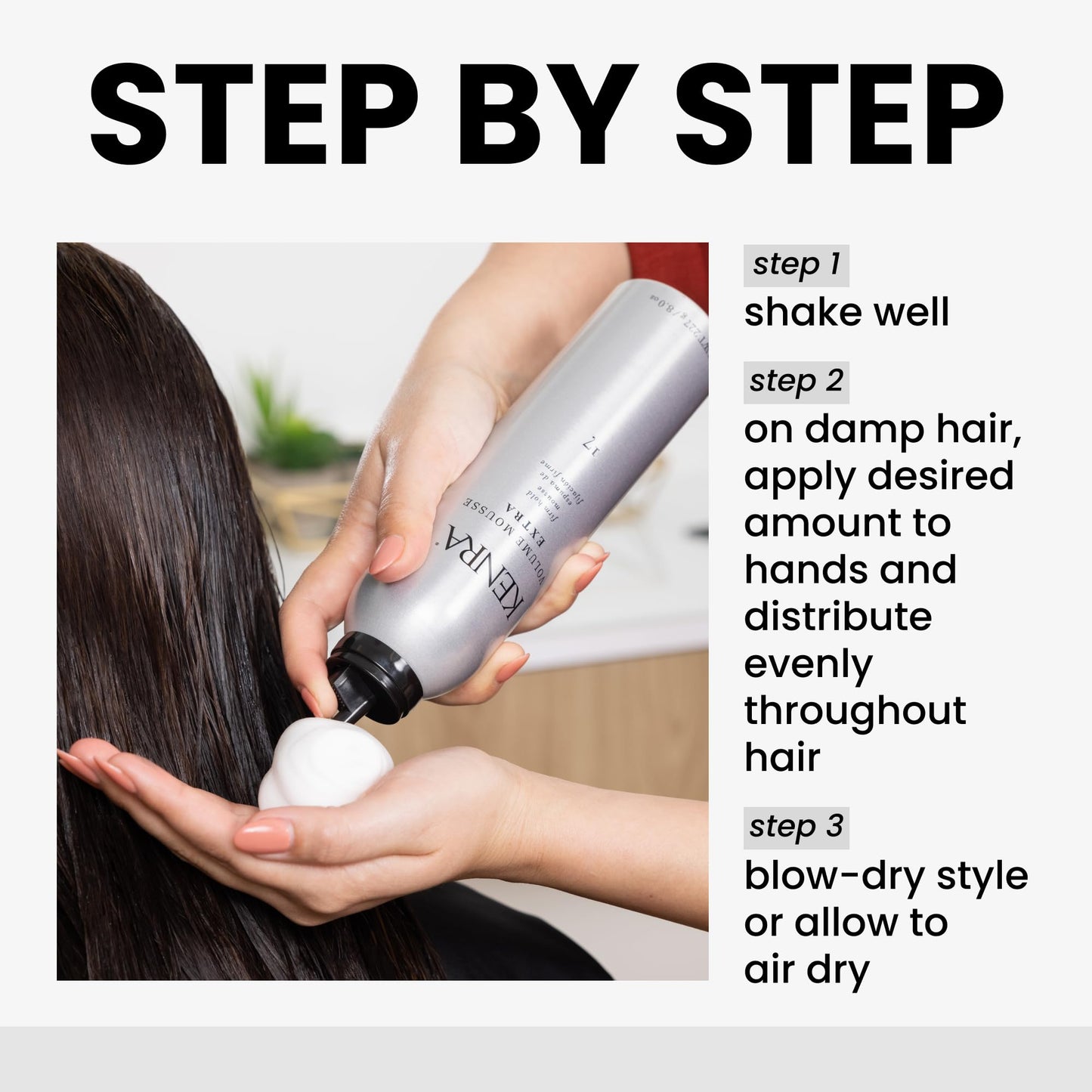 Kenra Volume Mousse Extra 17 | Firm Hold Mousse | Non-drying, Non-flaking Lightweight Formula | Tames Frizz & Conditions |Thermal Protection up Beauty & Personal Care Kenra