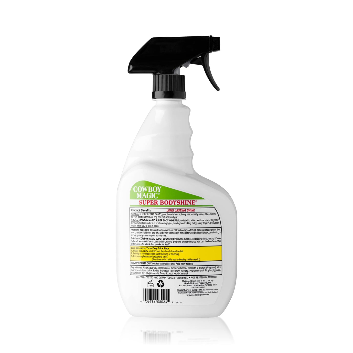 Cowboy Magic 32 fl oz Super Body Shine Spray Detangler Hair No Water Needed Beauty & Personal Care Cowboy Magic