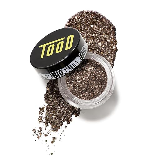 TooD - BioGlitter Biodegradable Sparkle for Face, Body + Hair | Vegan Clean Beauty for Every Body (Tiger's Eye, 0.12 oz | 3.4 g) Beauty & Personal Care TOOD