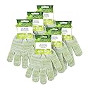 EcoTools Bath + Shower Gloves 6 Pack, Exfoliating Gloves Remove Dead Skin & Cleanse The Whole Body, Bath Gloves To Scrub & Hydrate, Self-Tanner Beauty & Personal Care EcoTools