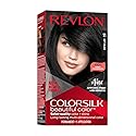 Revlon Colorsilk Beautiful Color Permanent Hair Color, Long-Lasting High-Definition Color, Shine & Silky Softness with 100% Gray Coverage, Ammonia Beauty & Personal Care REVLON
