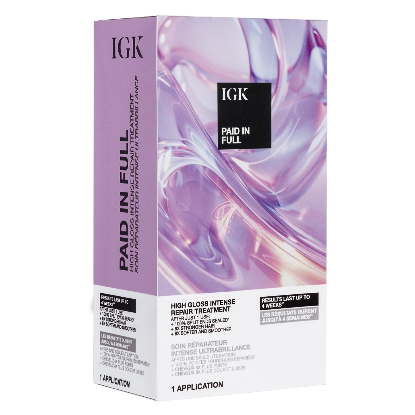 IGK Paid In Full High Gloss Intense Repair Treatment - 100% split-ends sealed. The next-generation of repair. Beauty & Personal Care IGK