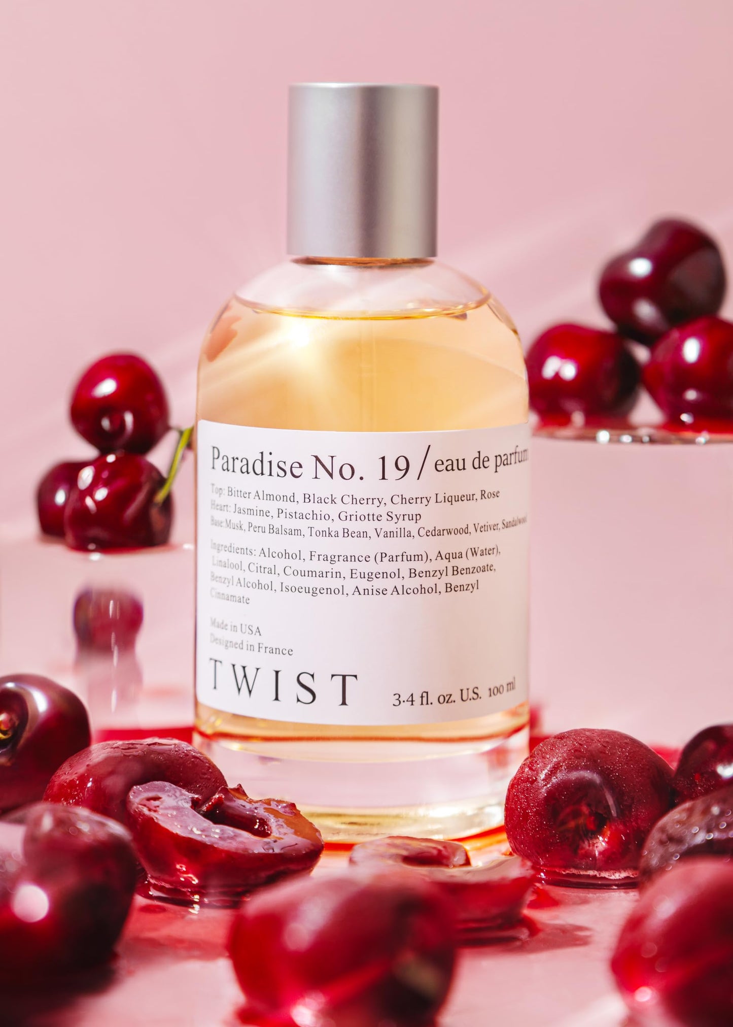 Twist - Paradise No. 19 - Eau De Parfum Inspired by T. Ford Lost Cherry, Long-Lasting Perfume for Women & Men, Paraben Free, Vegan, Clean Ingredients Beauty & Personal Care HOUSE OF TWIST