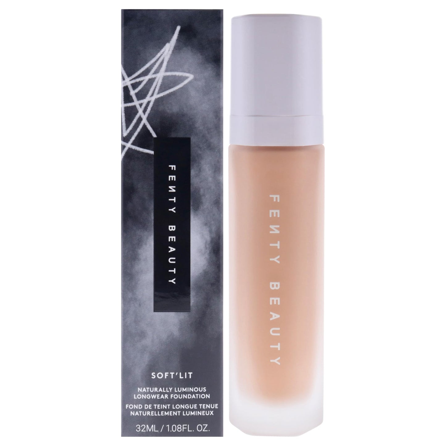 Soft Lit Naturally Luminous Longwear Foundation - 240 Light Medium Warm Golden by Fenty Beauty for Women - 1.08 oz Foundation Beauty & Personal Care FENTY BEAUTY