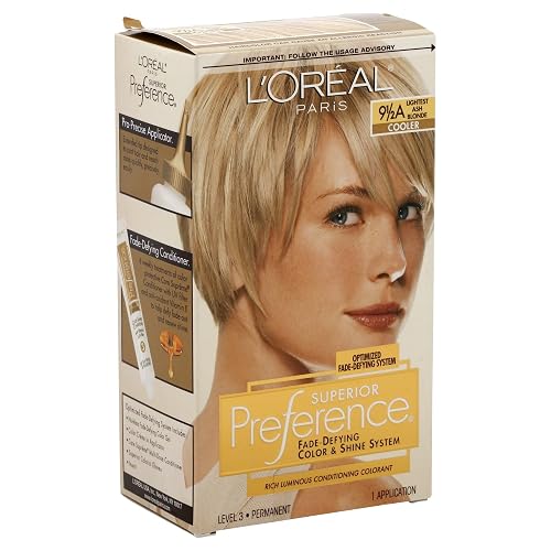 L’Oreal ParisSuperior Preference - 9-1/2A Lightest Ash Blonde (Cooler) 1 Each Beauty & Personal Care L'Oreal Paris
