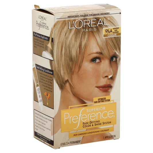 L’Oreal ParisSuperior Preference - 9-1/2A Lightest Ash Blonde (Cooler) 1 Each Beauty & Personal Care L'Oreal Paris