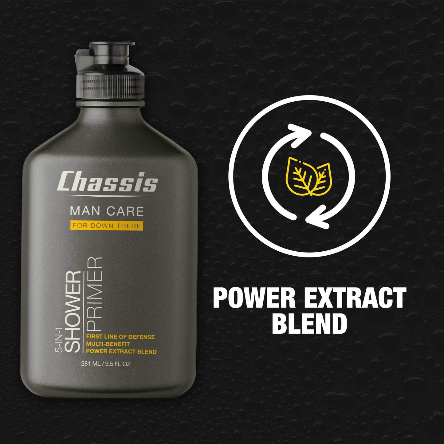 Chassis 5-in-1 Shower Primer, Men’s Anti-Chafing Gel and Deep-Cleansing Bodywash Beauty & Personal Care Chassis