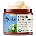 Sky Organics - Organic Shea Butter, 15 oz - Nourishes, Soothes, and Softens Dry Skin - Raw & Unrefined - Essential Fatty Acids & Antioxidants Beauty & Personal Care Sky Organics