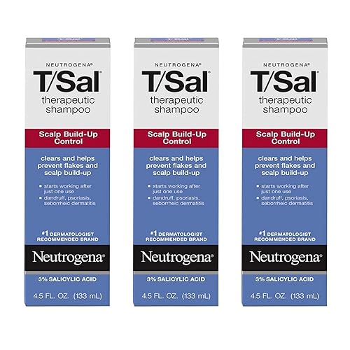 Neutrogena T/Sal Therapeutic Scalp Shampoo for Scalp Build-Up Control with 3% Salicylic Acid, Scalp Treatment for Dandruff, Scalp Psoriasis Beauty & Personal Care Neutrogena