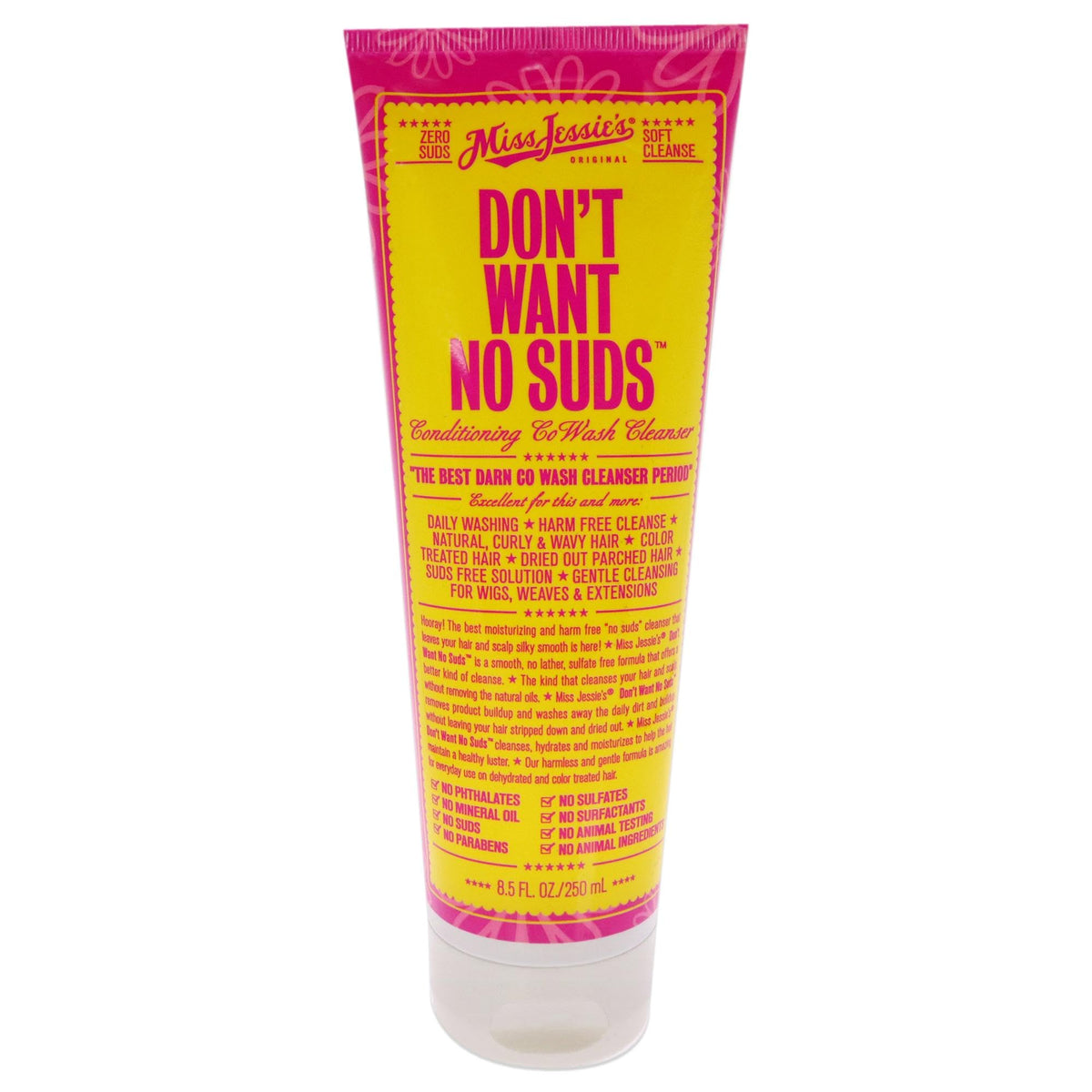 Miss Jessie's Dont Want No Suds Unisex Cleanser 8.5 oz Beauty & Personal Care Miss Jessie's