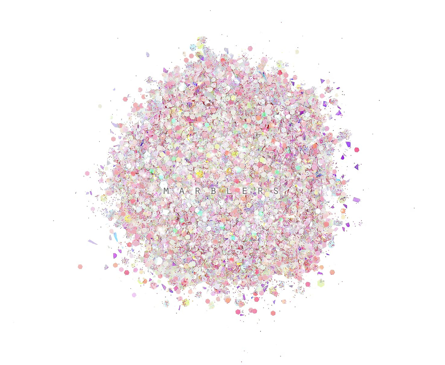 MARBLERS Holographic Glitter [Mixed Pink] 1.5oz (42g) | Chunky | Non-Toxic, Vegan, Cruelty-Free | Face, Body, Eyeshadow, Hair, Festival, Party Makeup Beauty & Personal Care MARBLERS