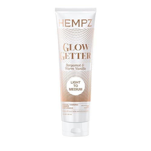 Hempz Glow Getter Gradual Self-Tanning Light to Medium 7.5 oz. Beauty & Personal Care Hempz