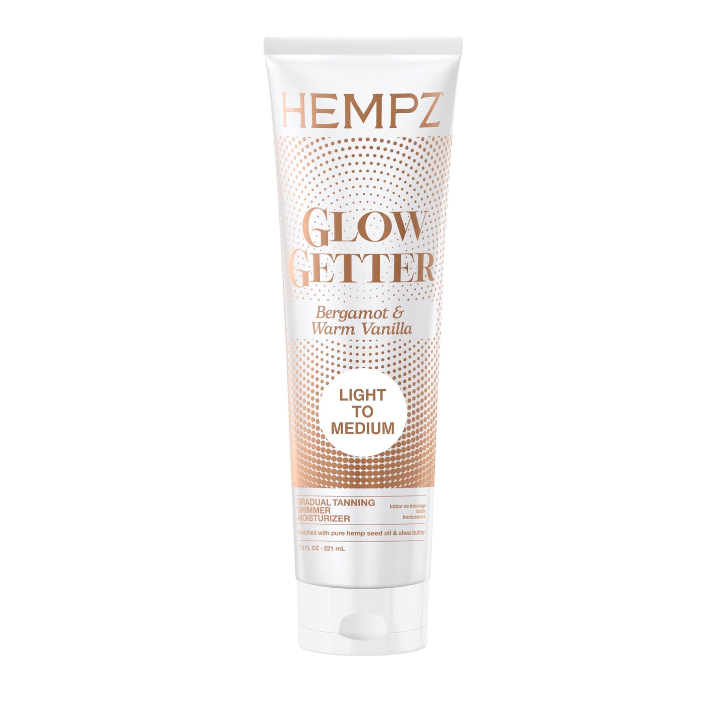 Hempz Glow Getter Gradual Self-Tanning Light to Medium 7.5 oz. Beauty & Personal Care Hempz