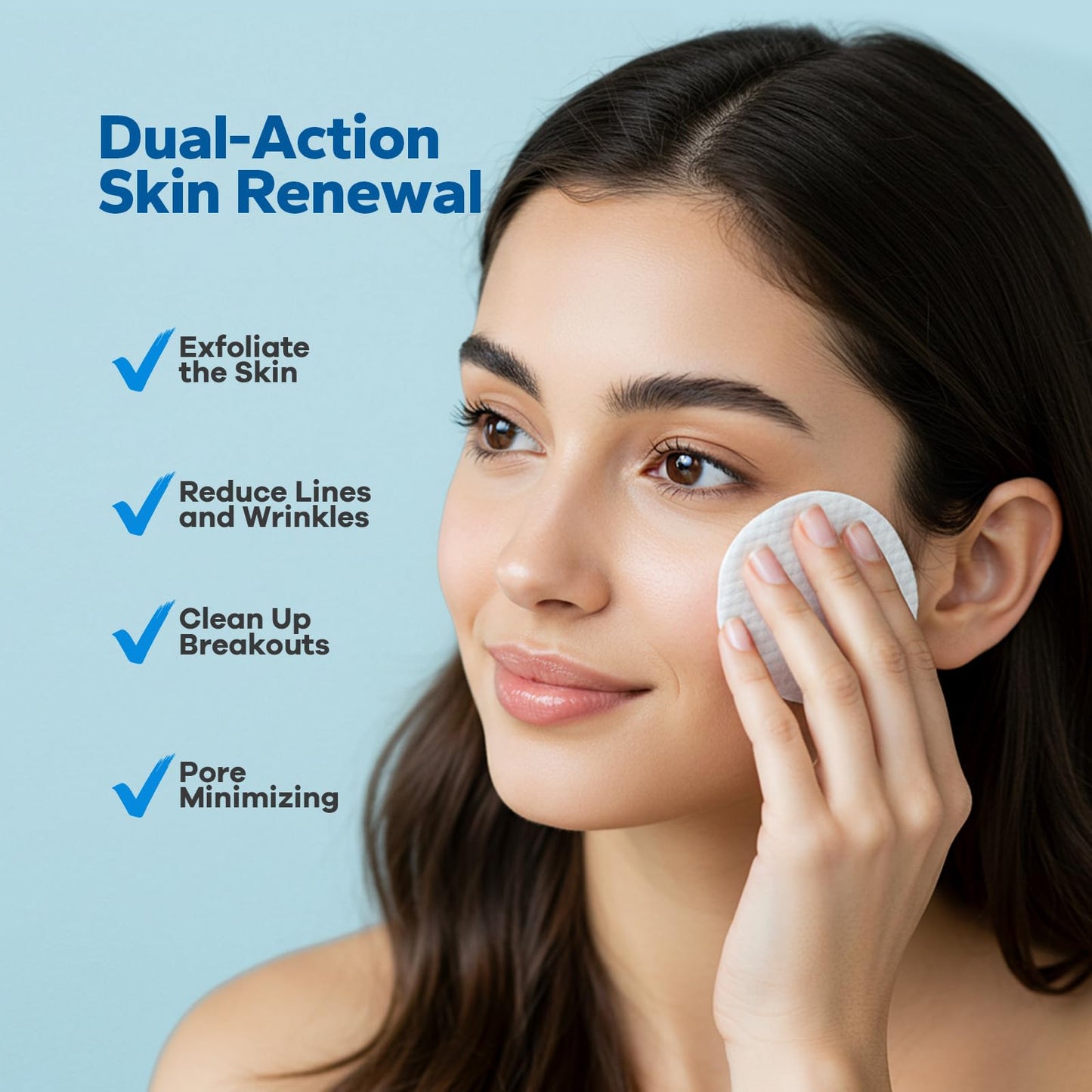 SilkyShark Glycolic Acid 20% Resurfacing Pads (60 Count), 20% Ultra Pure Glycolic Acid + 2% Salicylic Acid, Exfoliating Peel Pads for Face & Body Beauty & Personal Care SilkyShark