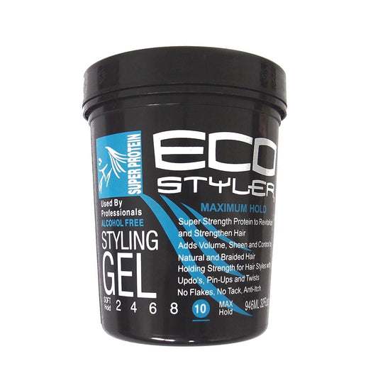 Ecoco Eco Style Gel - Regular Super Protein - Provides Gravity Defying Hold And Long Lasting Shine - Helps Maintain Healthy Hair - Perfect For Pin-Ups Beauty & Personal Care Eco Style