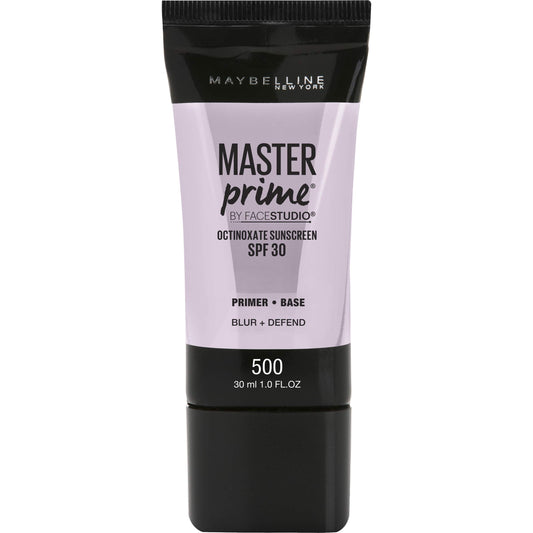 Maybelline New York Facestudio Master Prime Primer Makeup, Blur+ Defend, 1 fl. oz. Beauty & Personal Care MAYBELLINE