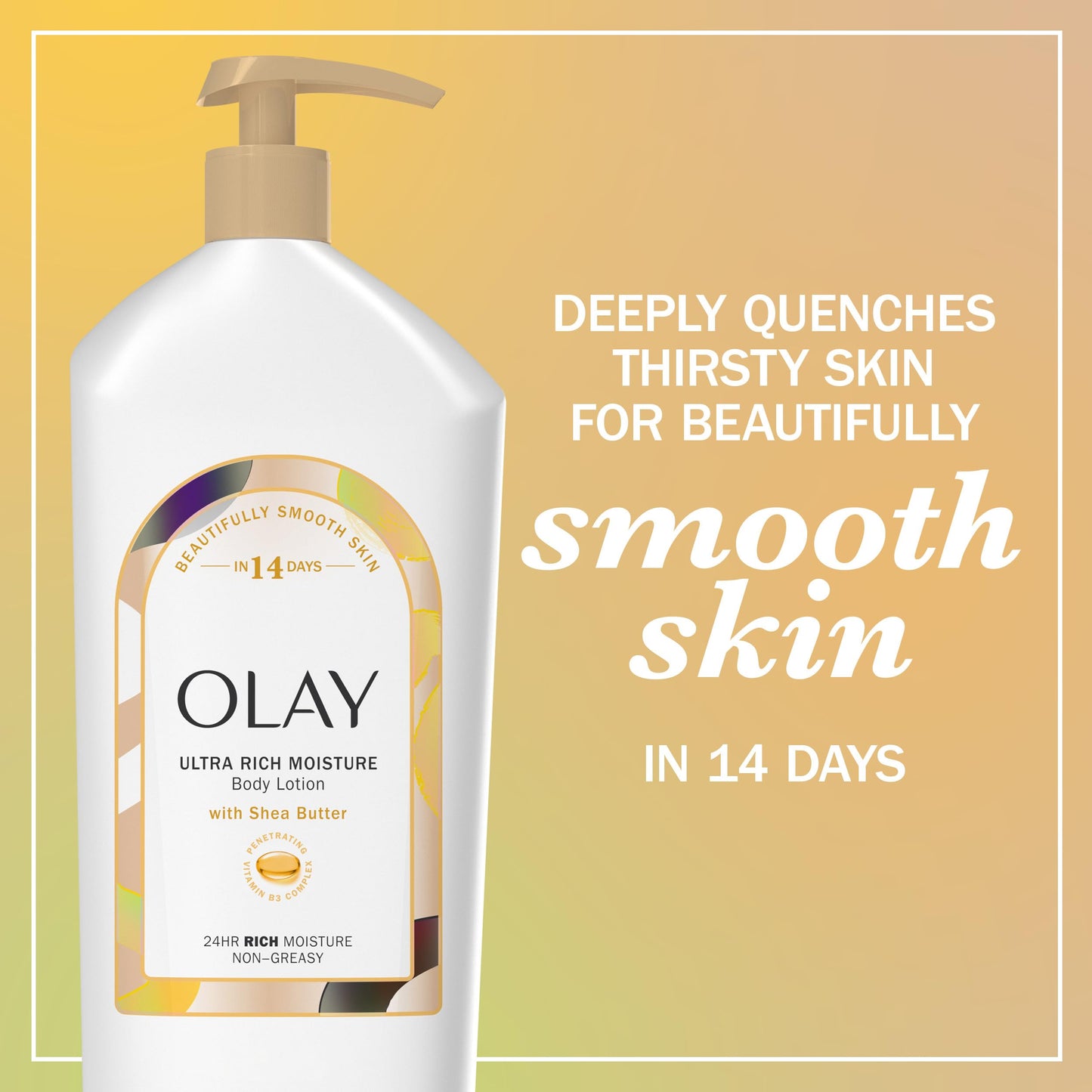 Olay Body Lotion for Women, Ultra Rich Moisture, 24hr Moisturizing & Deep Hydration, Absorbs Instantly, Penetrating Vitamin B3 Complex, For All Skin Beauty & Personal Care Olay