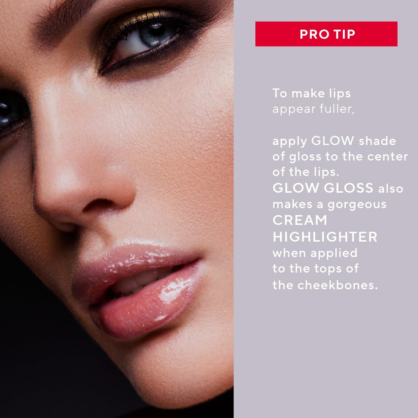 Mirabella Glow Light-Up Clear Shimmer Lip Gloss - LED Applicator with Mirror - Hydrating & Ultra-Moisturizing Formula with Jojoba Oil, Sweet Almond Beauty & Personal Care Mirabella