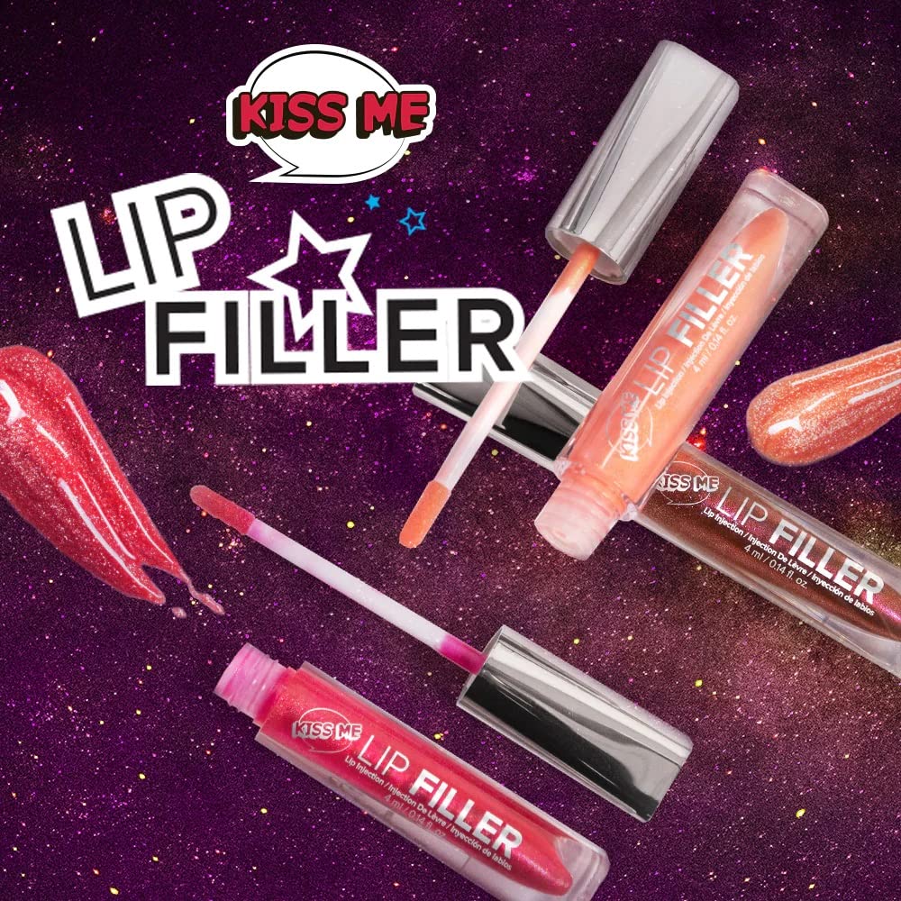 Sistar KISS ME Lip Filler Plumping Lip Gloss Hydrating High Shine Ultra Glitter Shimmering 2.5 mL / 0.09 fl. oz. (Rome) Beauty & Personal Care Sistar