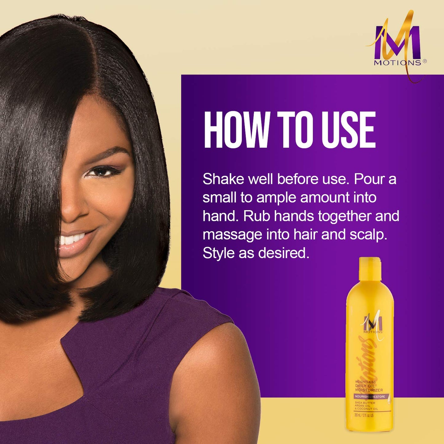 Motions Nourish & Restore Weightless Daily Oil Moisturizer, 12 Ounce Beauty & Personal Care Motions