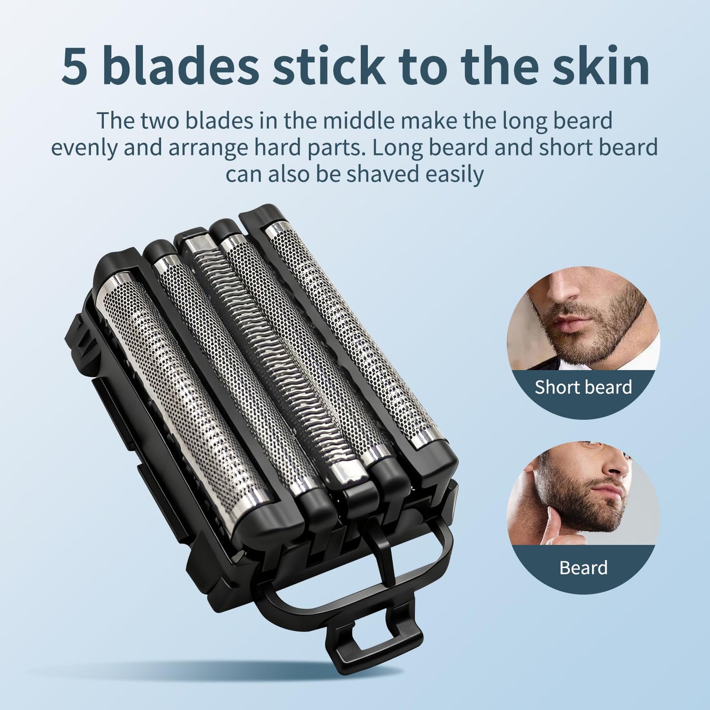 ES9032/WES9173P Shaver Blades and Foil head Compatible 5-Blades for ES-LV74, ES-LV67, ES-LV54, ES-LV65,ES-LV97, ES-LV95 Beauty and Personal Care QUORIX
