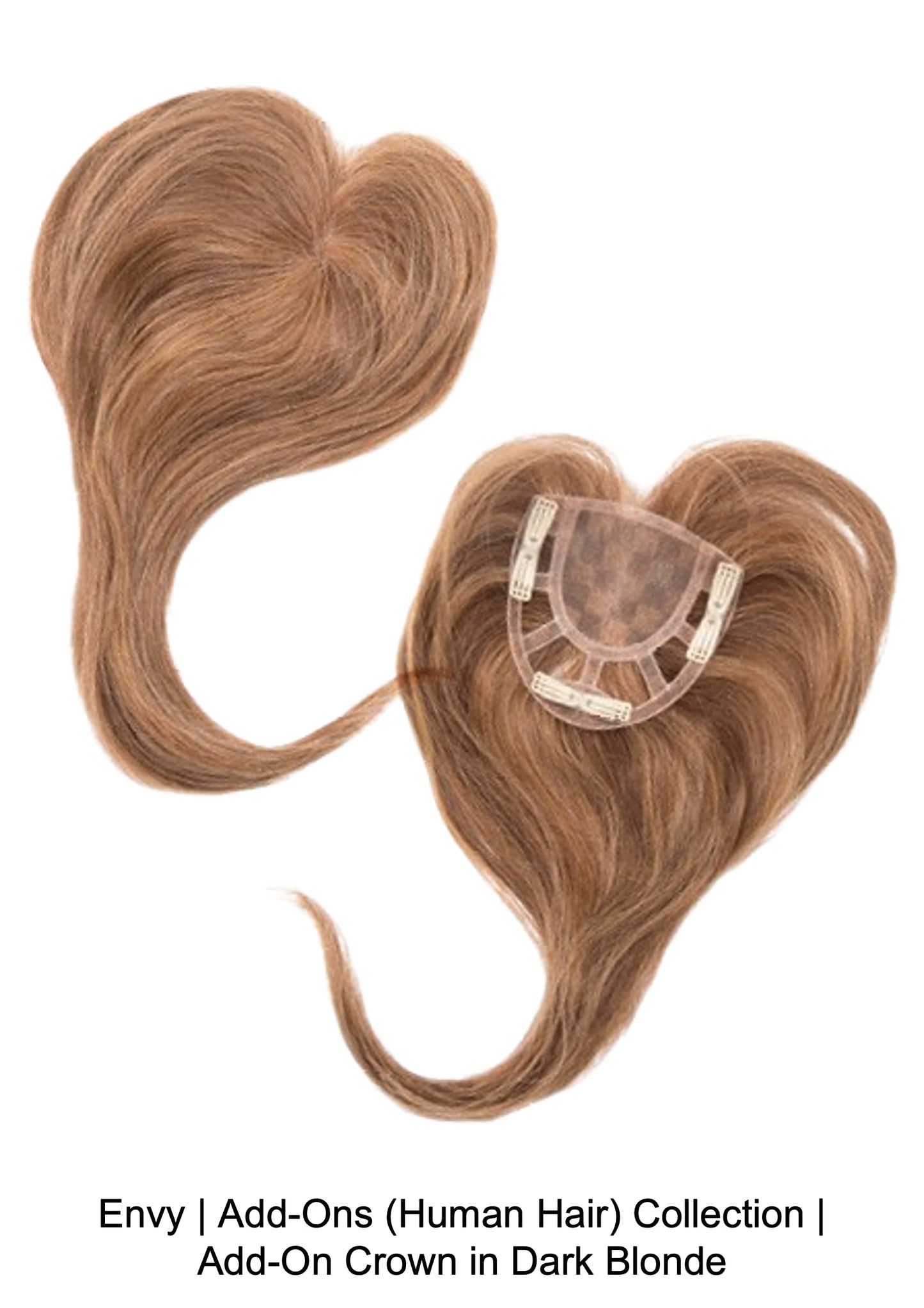 ADD-ON CROWN Human Hair/HF Synthetic Blend Topper by Envy, 5PC Bundle: Topper, 4oz Mara Ray Luxury Shampoo & Conditioner, Wide Tooth Comb, and 19 Page Beauty & Personal Care Belle of Hope Mara Ray