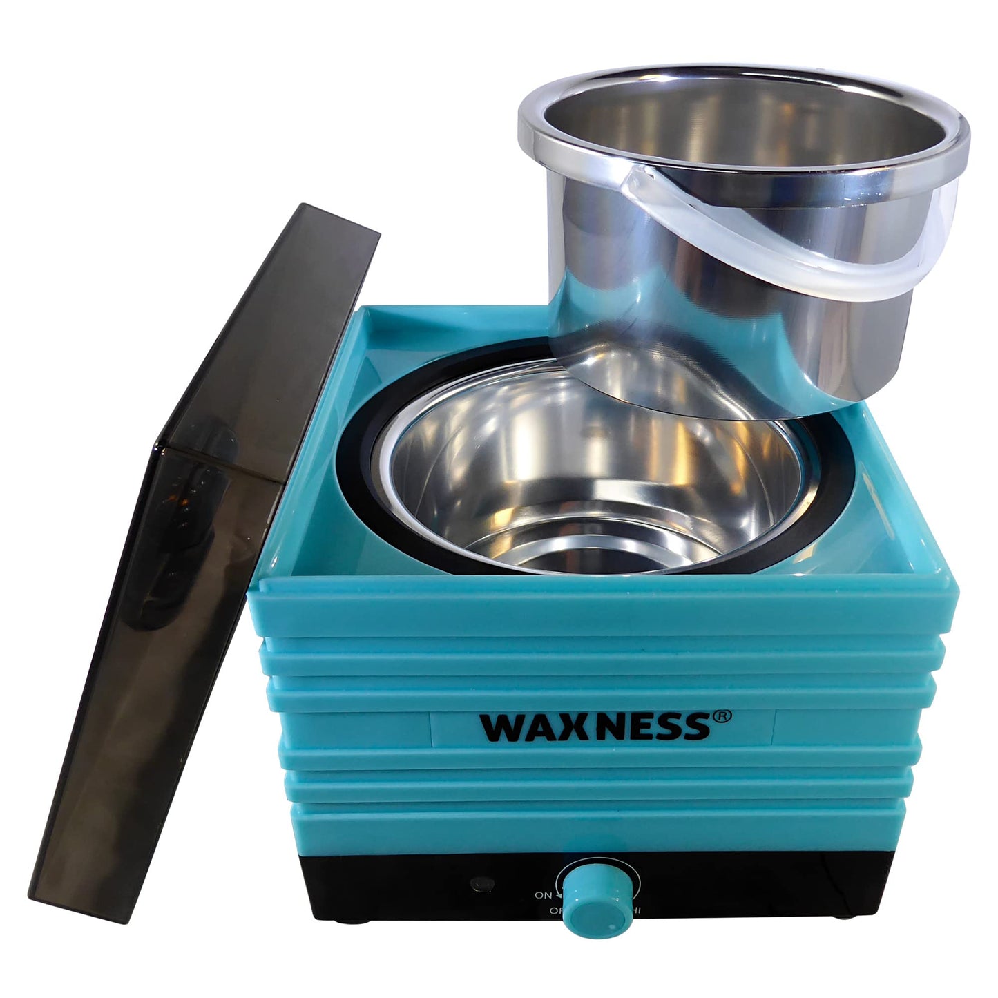 Waxness W-CUBE Professional Wax Heater - Teal, 1 lb Capacity, Adjustable temperature, 100W, for Professional Use Beauty and Personal Care Waxness