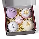 Handmade Bath Bombs Gift Set 5pcs, Scented with Essential Oils, Gift for Women Beauty & Personal Care NATURAL AMOR LOS ANGELES