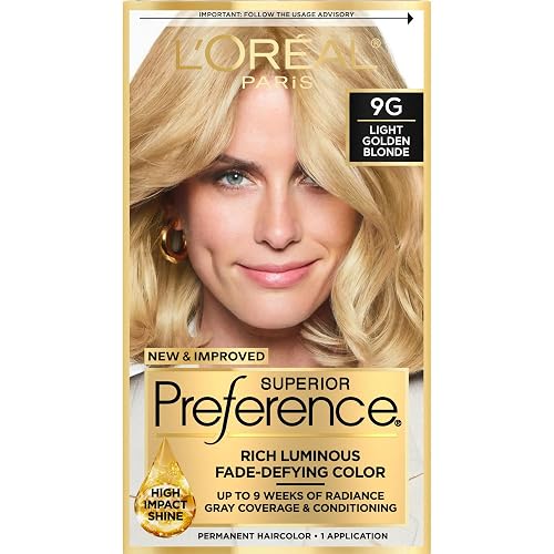 L'Oreal Superior Preference - 9G Light Golden Blonde 1 Each (Pack of 12) Beauty & Personal Care L'Oreal Paris
