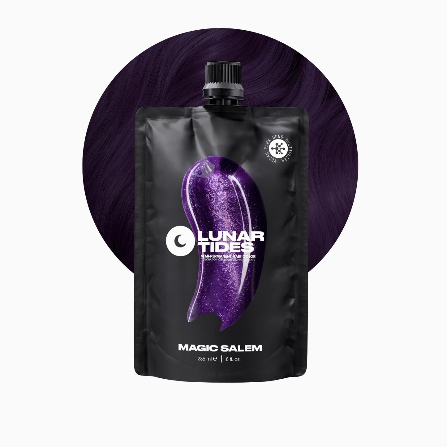 Lunar Tides Semi-Permanent Hair Color (43 colors) (Magic Salem, 8 fl. oz.) Beauty & Personal Care Lunar Tides