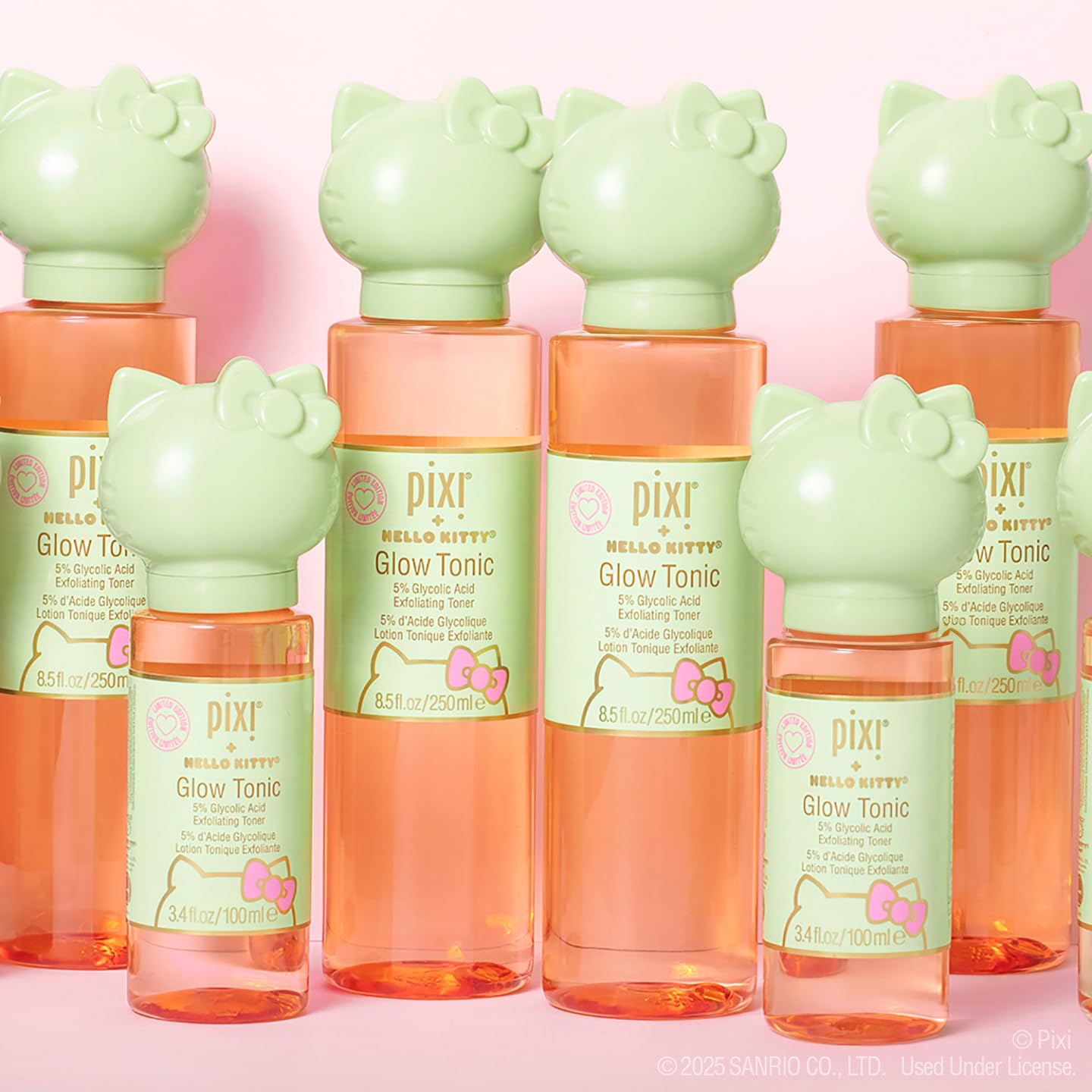Pixi+ Hello Kitty Glow Tonic (Volume: 250 ml / 8.5 fl oz) Beauty & Personal Care Pixi