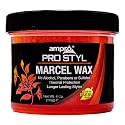 AmPro Marcel Wax - Gives All Hair Types Long Lasting Hold - Rinses Out Easily without Any Buildup or Residue and Protects Tresses from Heat Beauty & Personal Care AmPro