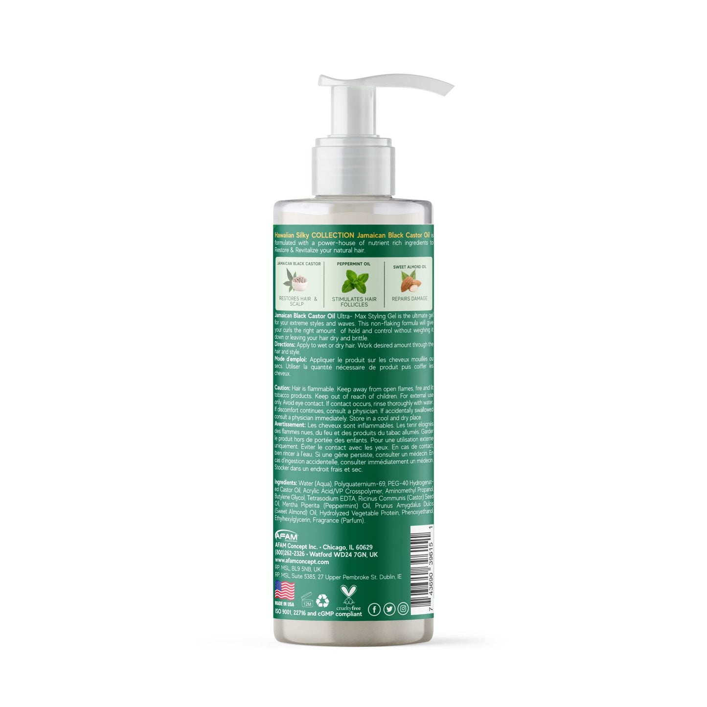 Hawaiian Silky Jamaican Black Castor Oil Collection Ultra Max Styling Gel Beauty & Personal Care Hawaiian Silky