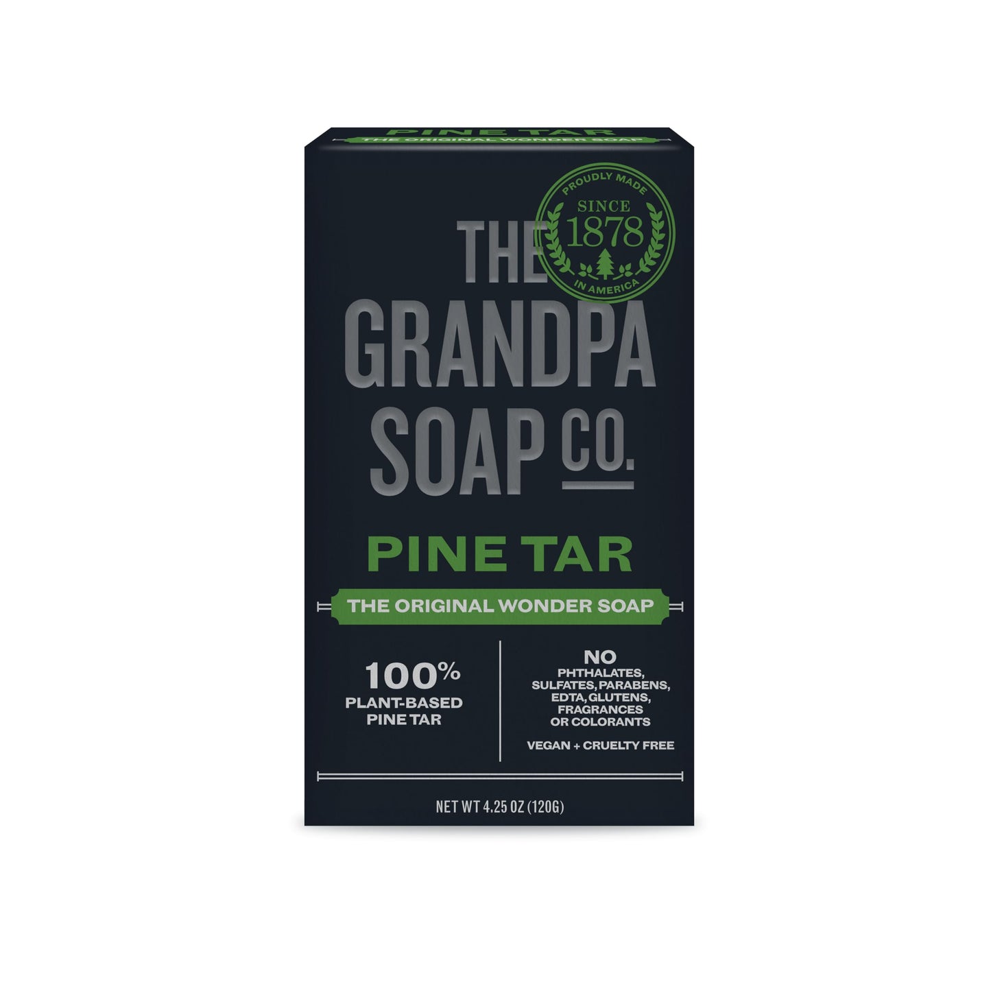 Grandpa's Brands Pine Tar Soap, 4.25 Ounce Beauty & Personal Care The Grandpa Soap Company