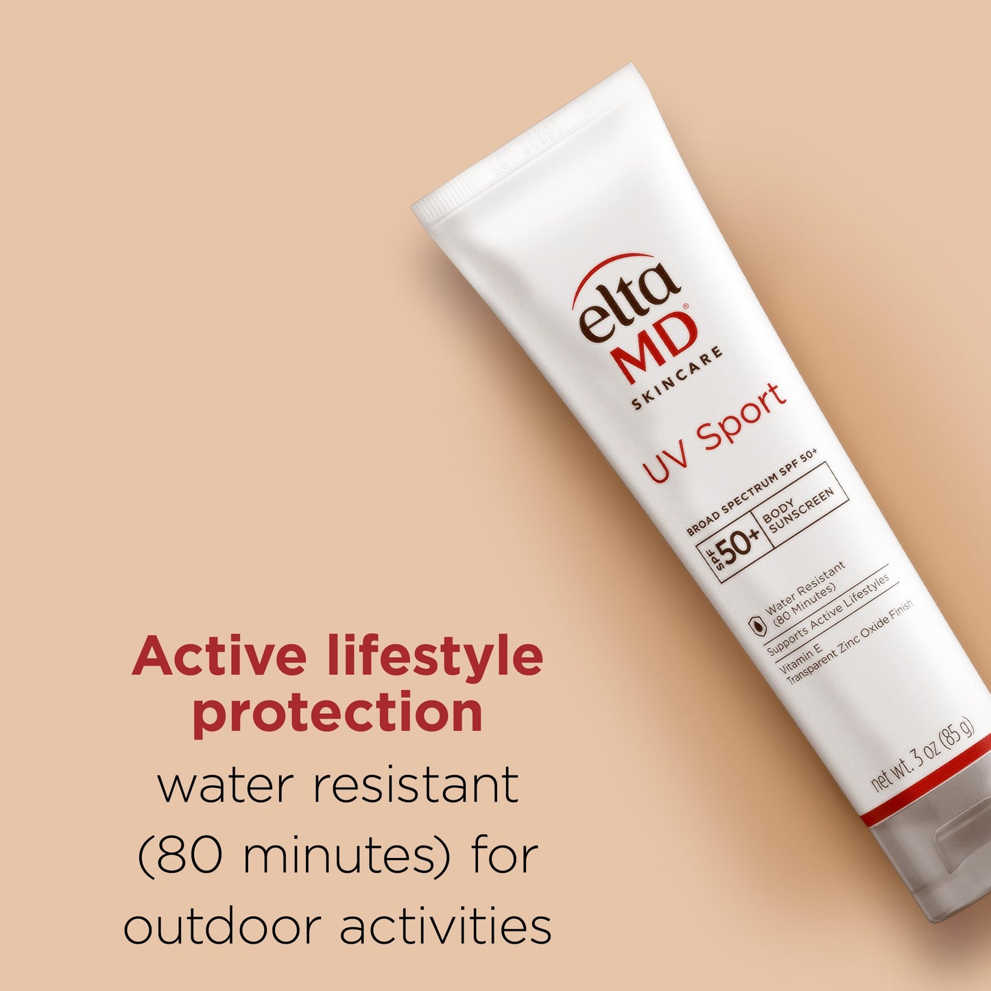 EltaMD UV Sport Sunscreen Lotion SPF 50 - Face and Body Sunscreen SPF 50, Water & Sweat Resistant, Zinc Oxide Formula for Active Lifestyles, 3 oz Beauty & Personal Care EltaMD
