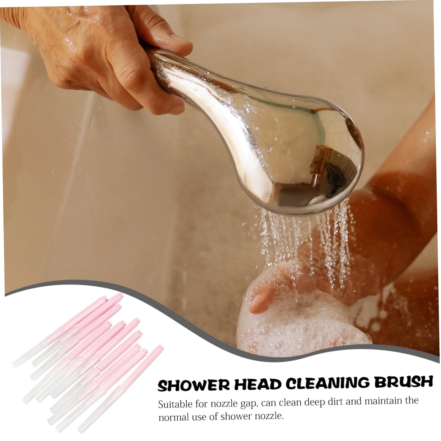 ABOOFAN 10Pcs Multi Functional Shower Head Cleaning Brush Clogging Brush for Bathroom Kitchen Reliable Dirt Removal Tool for Nozzles Beauty and Personal Care ABOOFAN