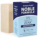 Noble Formula 1% Pyrithione Zinc Soap Bar with Emu Oil - Face, Body and Scalp Gentle Cleanser for Dry, Flaky and Itchy Skin, Sensitive Skin Formula Beauty & Personal Care Noble Formula