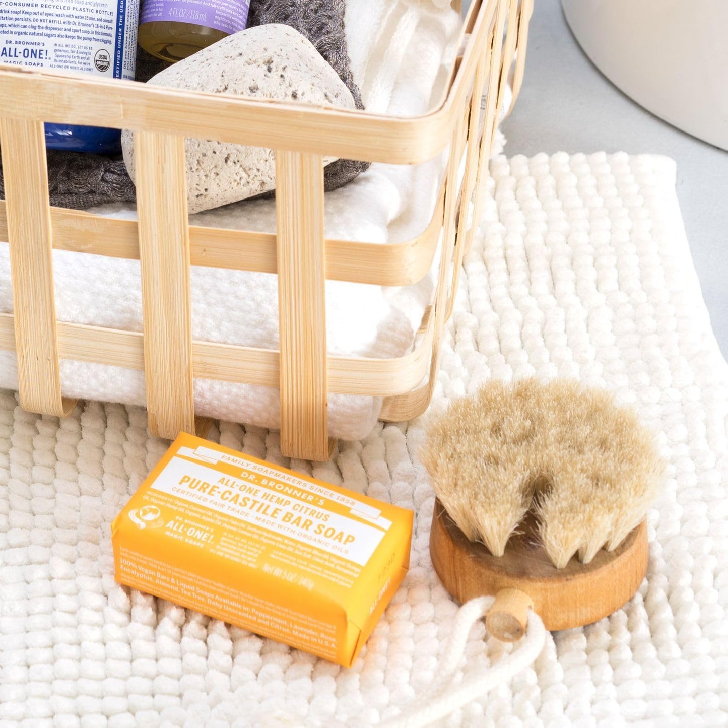 Dr. Bronner Organic Orange Citrus Scent Pure-Castile Bar Soap 5 oz. 1 pk Beauty & Personal Care Dr. Bronner's