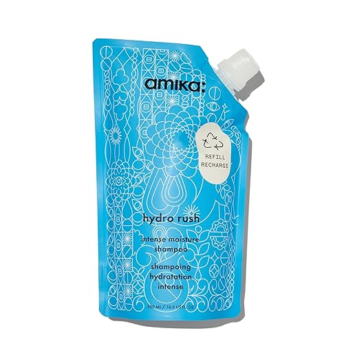amika hydro rush intense moisture shampoo with hyaluronic acid, 500ml Beauty & Personal Care Amika